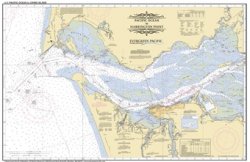 Placemat of the Columbia River from mouth to Crims Island