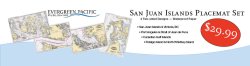 San Juan Islands 4 pc Placemat Set San Juan Islands 4 pc Placemat Set